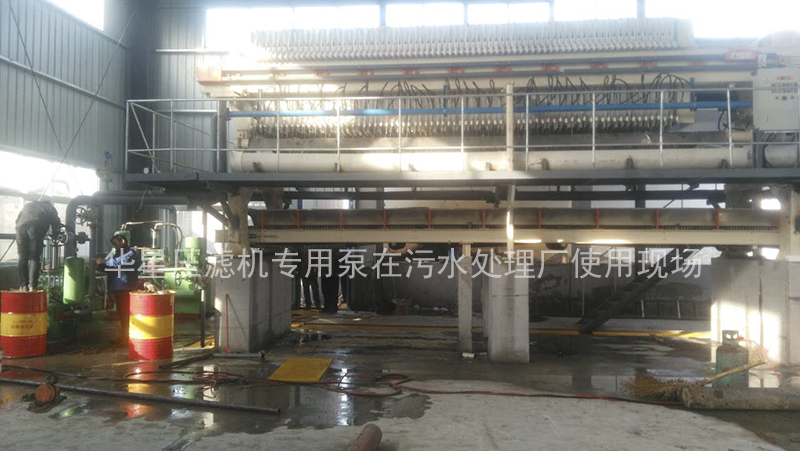 污水處理廠壓濾機(jī)專(zhuān)用節(jié)能泵客戶(hù)案例